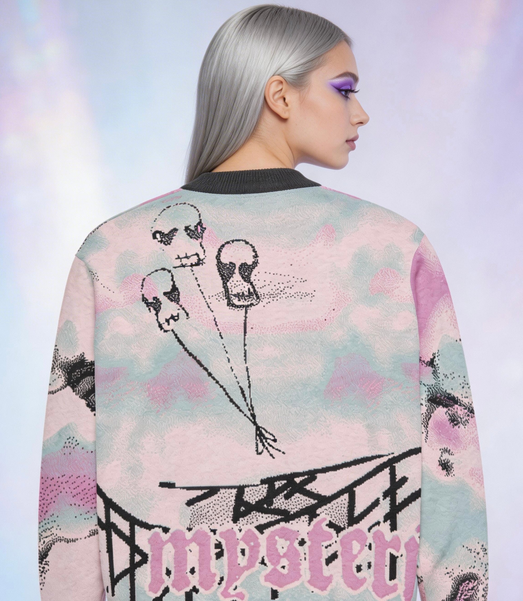 Stardust Mysteria Thunderbolt Bunny Knit Cardigan