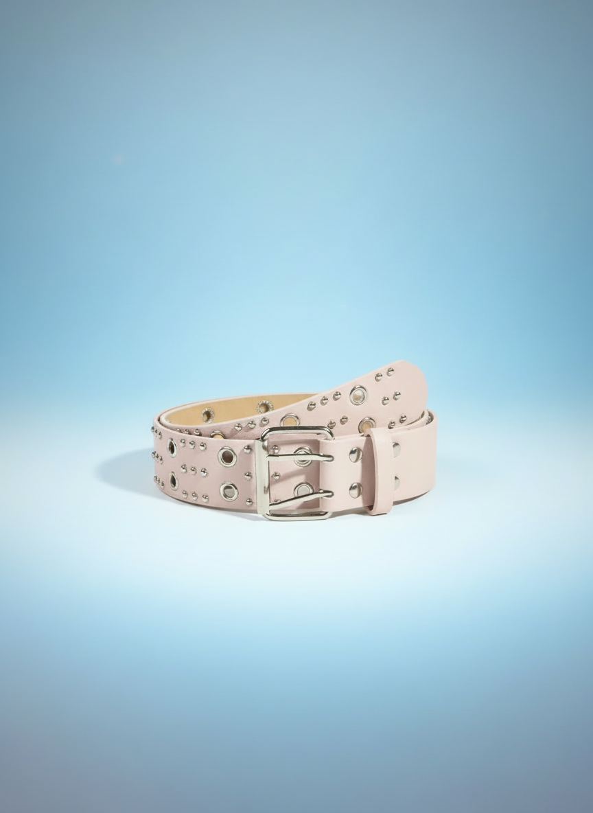 Rebel Angel Belt – Y2K Studded Halo Belt, Punk Angel Waist Belt